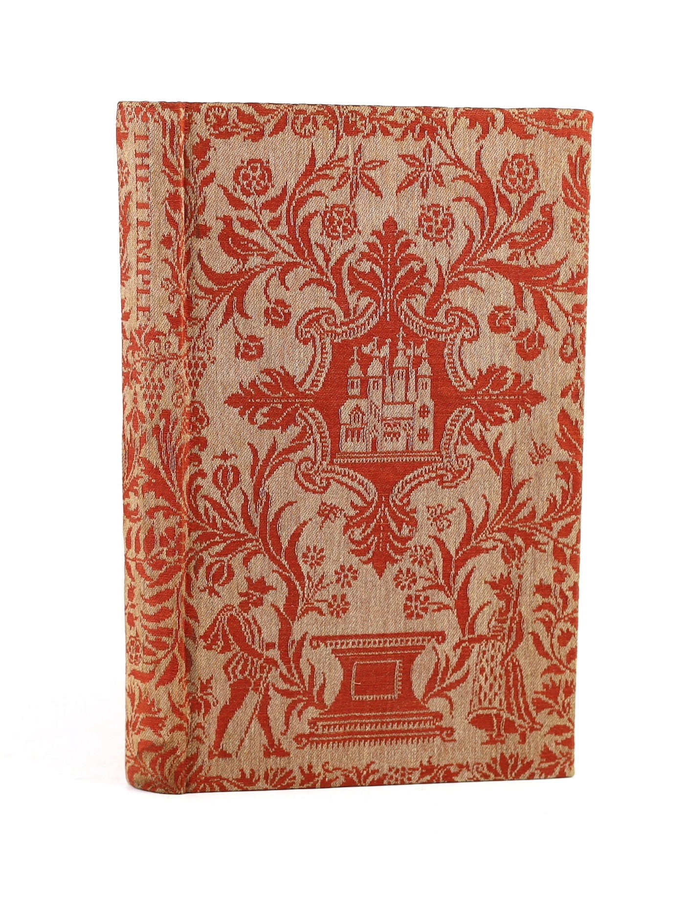 Herbert, George - The Temple; Sacred Poems and Private Ejaculations, one of 1500, 8vo, red brocade covered boards, Nonesuch Press, London, 1927